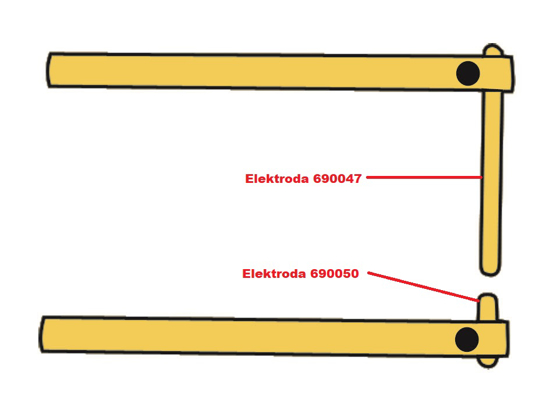 Obrázok z Elektróda pre čelusti XA6 Telwin 690050